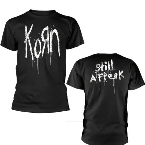 NWT KORN STILL A FREAK ART PRINT T SHIRT SZ XL AND XXL - Picture 1 of 4